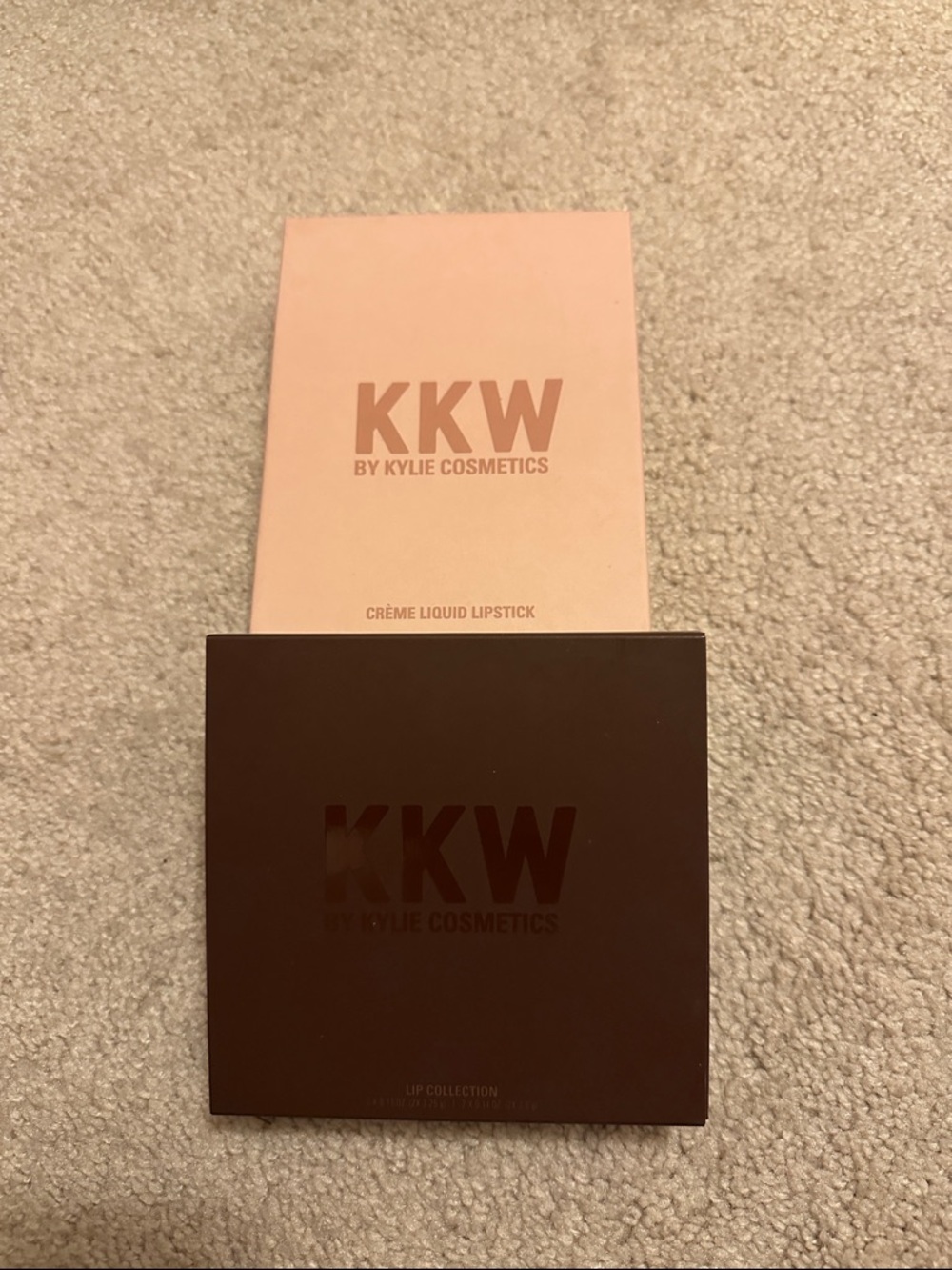 Kylie Cosmetics KKW Lip Set in Brown and Nude